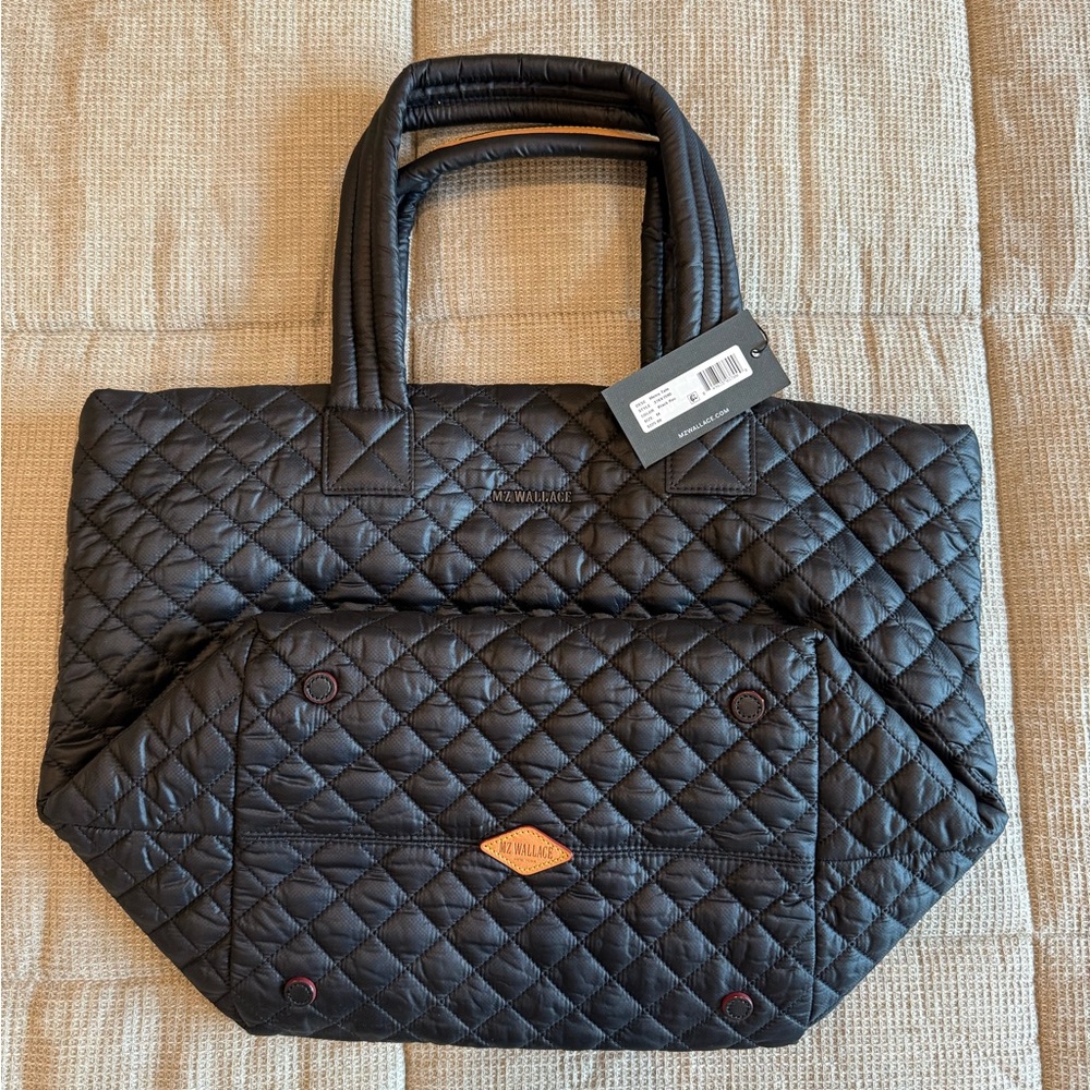 MZ Wallace Medium Metro Tote ild style in black